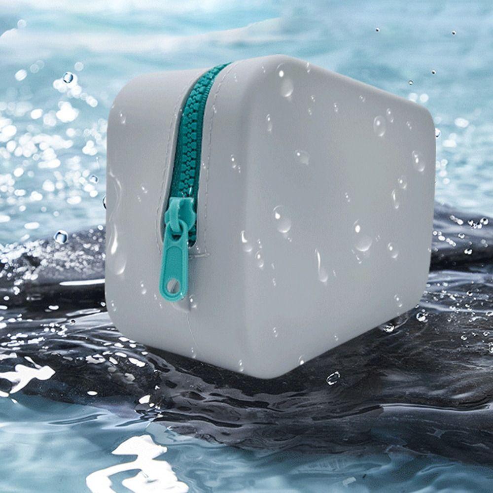 Silikonowa portmonetka o dużej pojemności Wodoodporna kosmetyczka Przenośna torba do przechowywania artykułów papierniczych