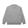 MALBON GOLF Malbon Script Fleece-Lined Sweatshirt Melange Gray (Man)
