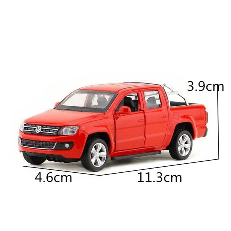 1/46 Volkswagen Amarok Alloy Pickup Car Model Diecasts Metal Vehicles Car Model Miniature Scale Simulation Collection Kids Gifts