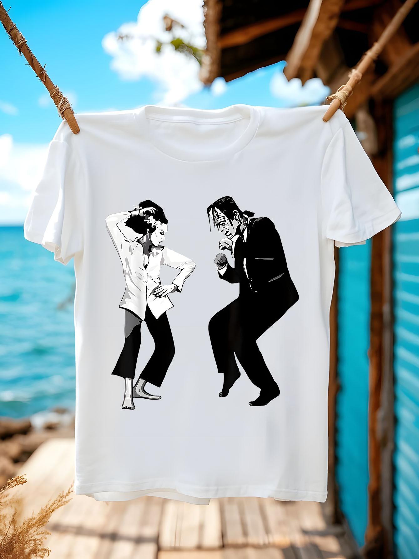 Halloween Tshirt - White Retro Frankenstein Monster Bride... M