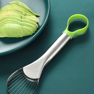 Avocado Entkerner Gadget Edelstahl Schneider Küchenhelfer Obstschneideartefakt Alles für Küche und Haushalt Drachenfrucht Scheiben