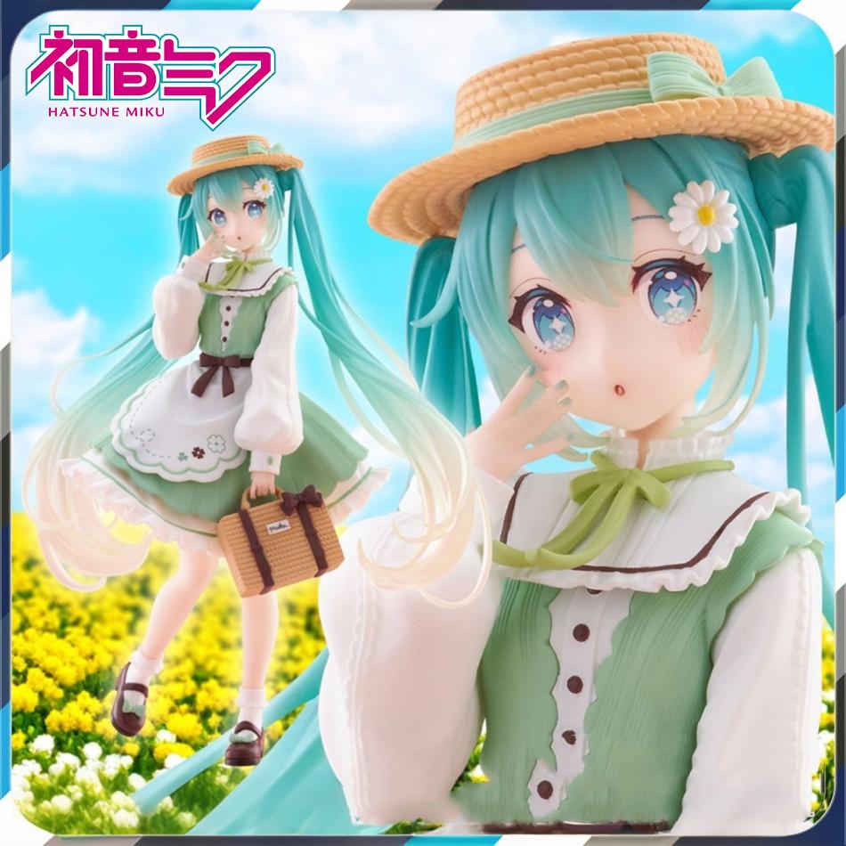 20CM Original Fashion Hatsune Miku Country Anime Figure Toys Action Figurine PVC Peripheral Model Set Doll Birthday Gifts