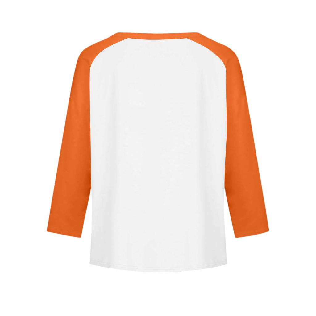 Kids' Halloween Printed Long Sleeve Neck T-Shirt for Casual Wear