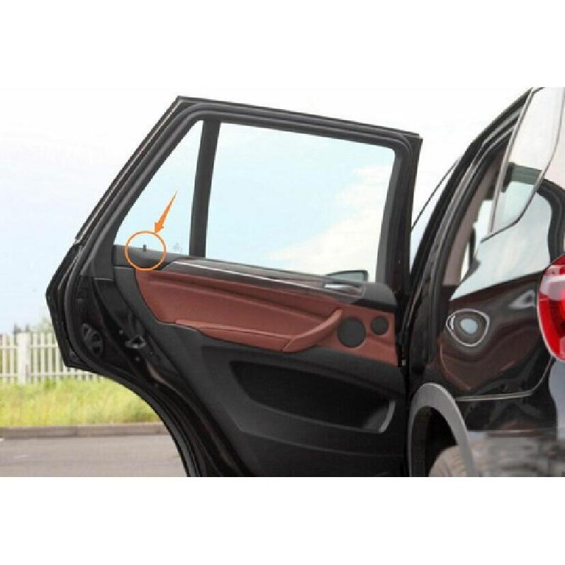 2008-2013 Bolt Lock Down Ring Frame For BMW X5 X6 E70 E71 Inner Door Blue Steel