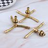 1Pc 2/3/4 Arm 360°Automatic Rotary Whirling Sprinkler Garden Lawn Irrigation Watering Nozzle Spray Rotating Brass Sprayer