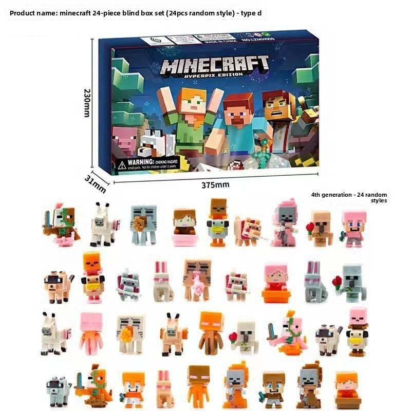 Minecraft Game Pixel Robot Blind Box Toy Suitable For Daily Boy Gifts Christmas