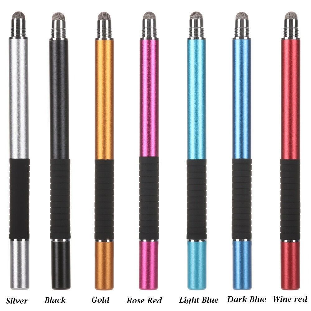 Universal Metal Touch Screen Pen Capacitive Screen 2 in 1 Capacitive Tablet Stylus Drawing Tablet Pens Smart Phone