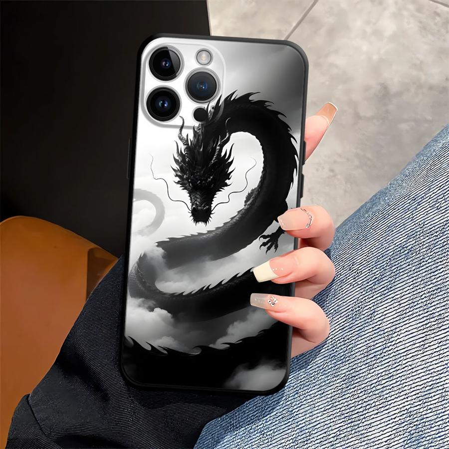 

Cool Dragon Phone Case for Apple iPhone 11 13 16 12 Air 15 Pro 7 8 14 17 Pro Max XR XS MAX Funda Phone Cover iPhone 16 Plus