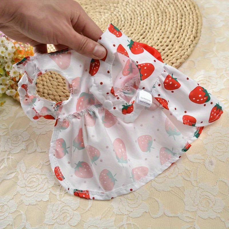Pet Supplies Small Dog Flower Princess Dress Teddy New Pet Clothes Cute Dog Skirt Summer Thin Pet Accessories