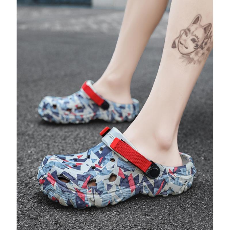 Men's, Color Blocking, Breathable, Non Slip Sandals, Casual Shoes, Outdoor Activities, Beach Shoes