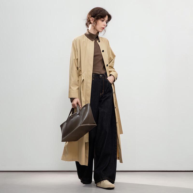 Demana Oxygen Cotton Loose Trench Coat