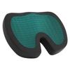 AmazonBasics Seat Cushion Lumbar Support Cool Gel Memory Foam Black 42 cm x cm x 7 cm x 32 cm x 10 cm Set of Rectangular & 37.9 cm/32.9 2,
