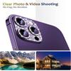 Diamond Camera Lens Protector For iPhone 14 13 12 Pro Max Tempered Glass Metal Camera Cover iPhone 14 Pro Plus 13 Mini Lens Case