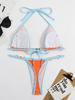 Pearl Thong Bikinis 2023 Women Sexy Triangle Swimsuit Solid Brazil Swimwear Female Padded Bathing Swimming Suit Beachwear Summer