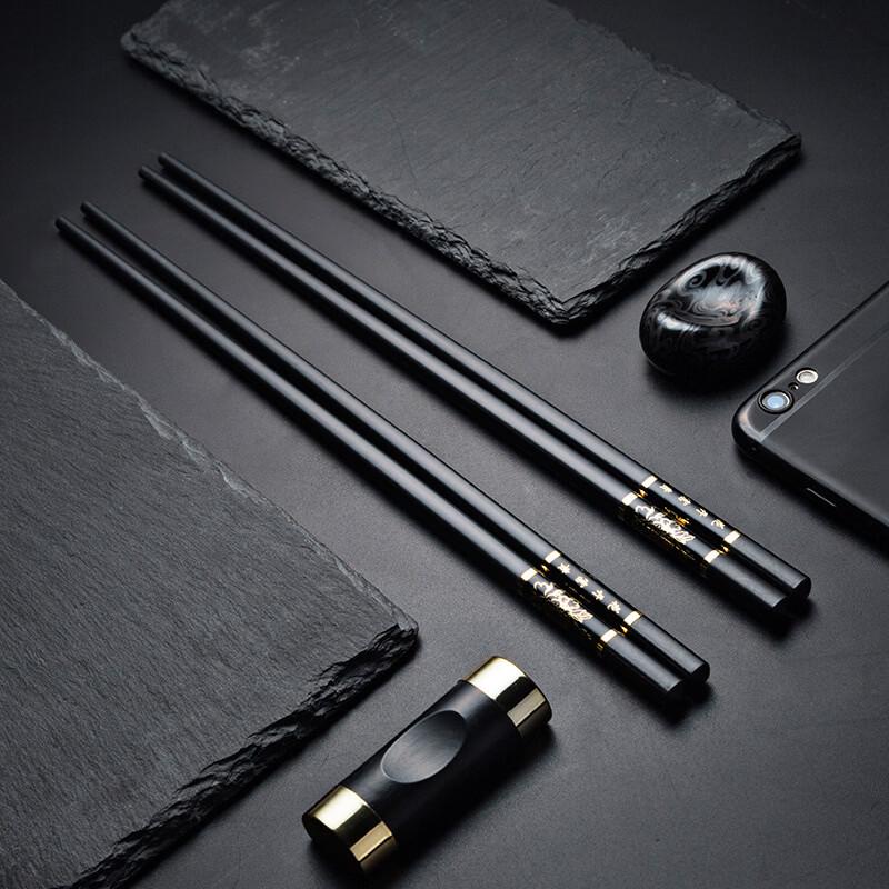 Ru Han Non-Slip Alloy Chopsticks