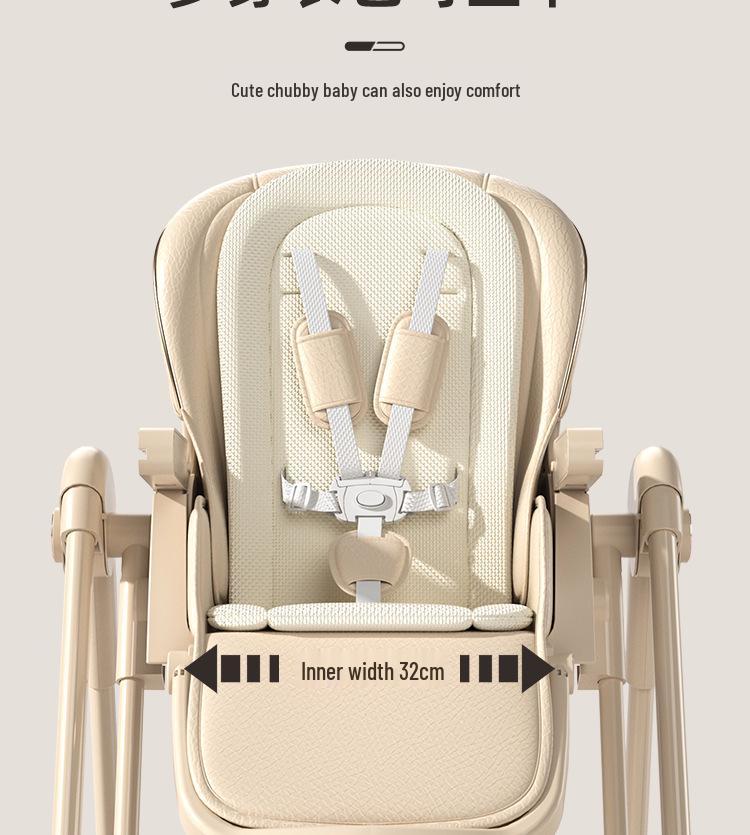 Multifunctional Portable Baby Dining Chair: Foldable, Home & Travel-Friendly.