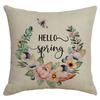 Spring Pillow Case Sofa Waist Pillow Case Garland Truck Light Luxury Home Office Pillow Pillow Case