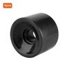PUENTE Juego de 4 ruedas para patineta de PU de calidad superior de 70 x 51 mm, ruedas para tabla larga (Negro)