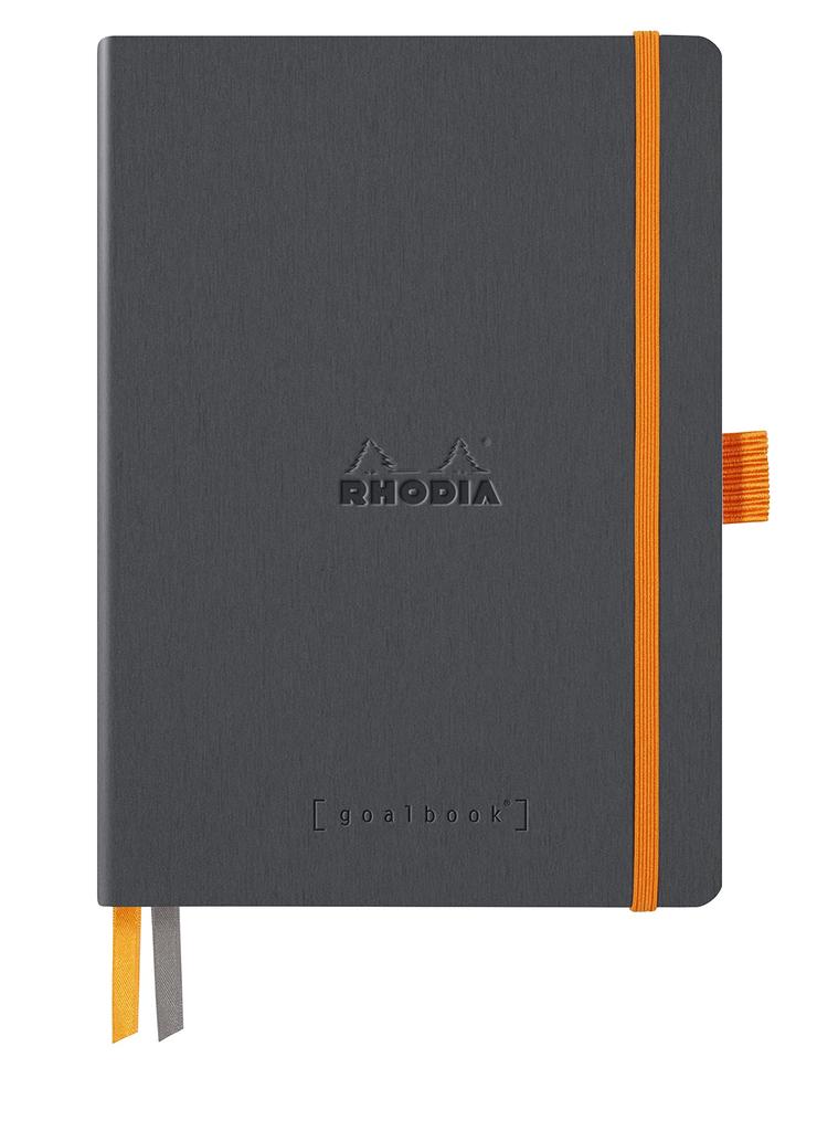 Clairefontaine RHODIA Rhodiarama Goal Dotted 240 with Pen Italian Leatherette Ivory PEFC Rhodiarama cf117814 Book, A5, Grid, Pages, Holder, Cover,