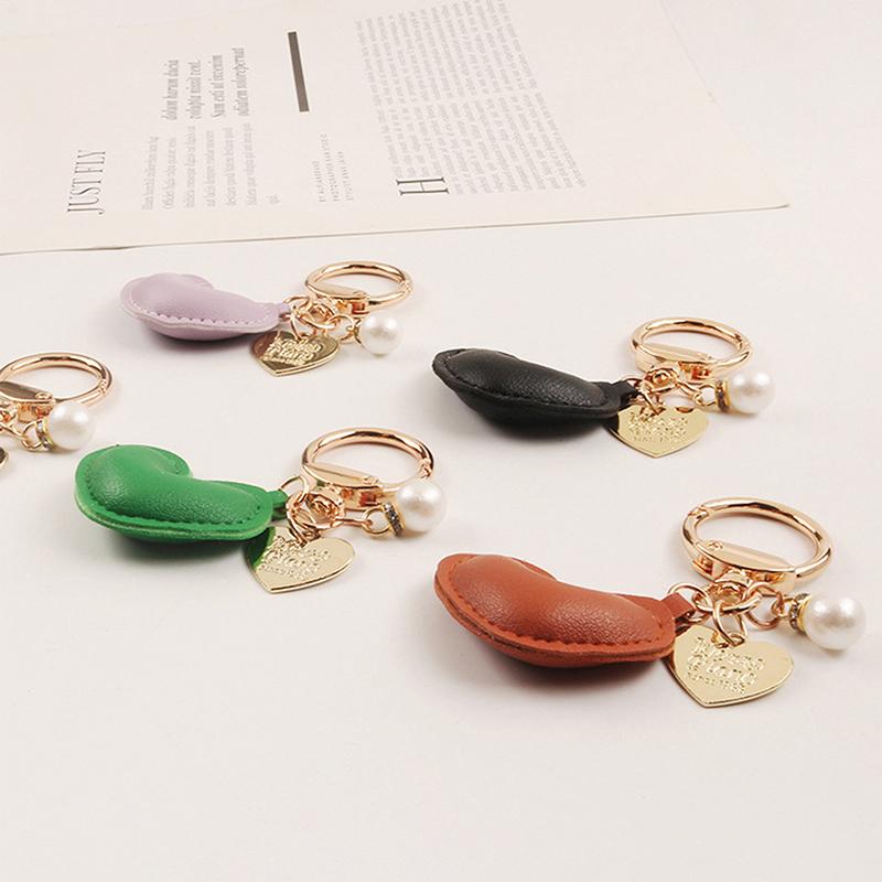 Cute Heart Keychain Phone Bag Backpack Charm Accessory Car Keychain Creative Schoolbag Pendant