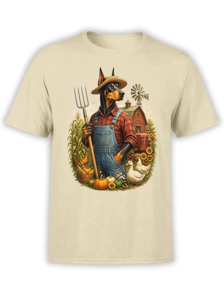 Farmhand Doberunisex Dog Tshirt Unisex S