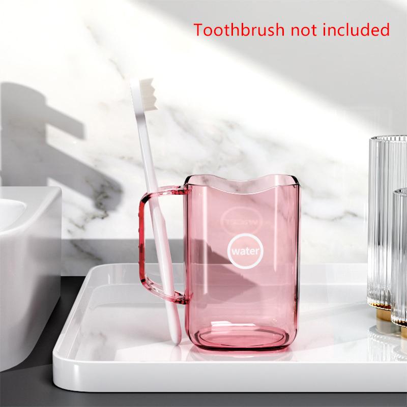 

Portable Toothbrush Washing Mouth Cups Plastic Home Hotel Tooth Brush Holder Bathroom Accessories Mouthwash Storage Cups рожевий