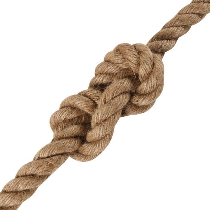 VidaXL Corde de jute 50 m de long 6 mm d'épaisseur 153739