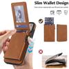 2 in 1 Detachable Magnetic Leather Wallet Card Solt Phone Case For iPhone 17 Pro Max 16 Plus 15 14 13 Kickstand RFID Bag Cover