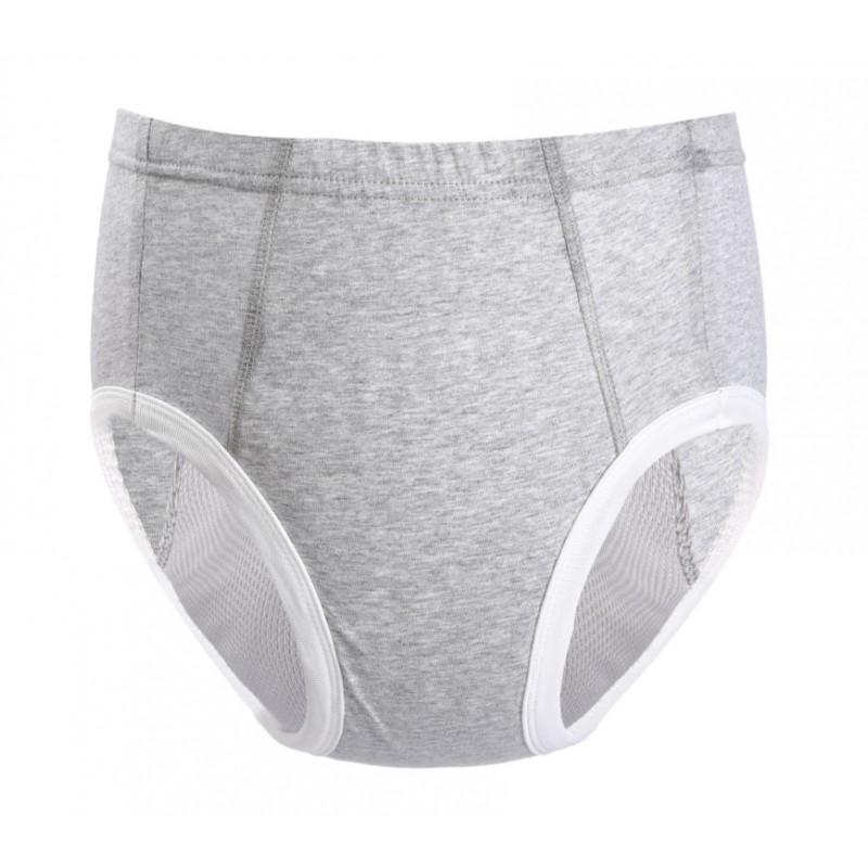 Reusable Cotton Incontinence Underwear Adults Washable Leak-Proof Soft Breathable Pant Style Diaper