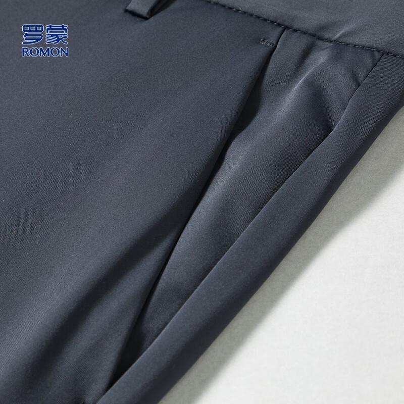 ROMON Men's Ice Silk Straight-Leg Casual Pants