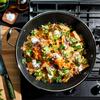 HexClad Hybrid Nonstick Wok with Stainless Steel Insulated Dishwasher Oven Safe Up To Induction and Compatible with All Countertops 14-inch Lid,