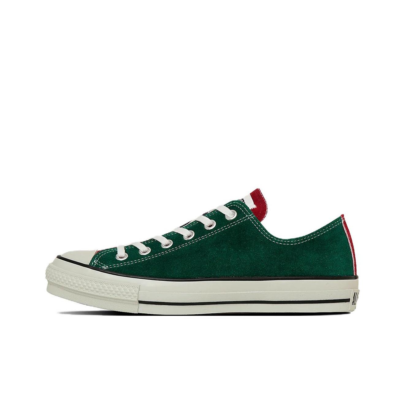 Converse All Star Замшевые J Ox Модные Удобные Скейт-Ботинки Унисекс Кроссовки Зеленый Фиолетовый Красный 31315380 42.5