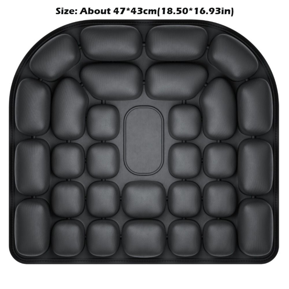 Travel Seat Cushion Comfortable 3D Air Cell Seat Cushion Inflatable Anti-Slip Portable Travel Cushion for Car Seat Office Chair