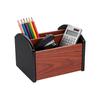 Wooden Desktop Storage Box With Drawers Multi-Compartment Storage Pen Holder Desktop Tray Pencil Holder Office Organization