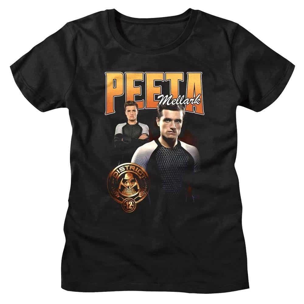 Hunger Games Peeta Mellark District 12 Women s T Shirt XL