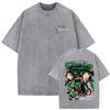 Camiseta Gráfica Lavada Vintage Anime The Apothecary Diaries Maomao para Hombre Mujer Casual Divertida Oversize Unisex Streetwear