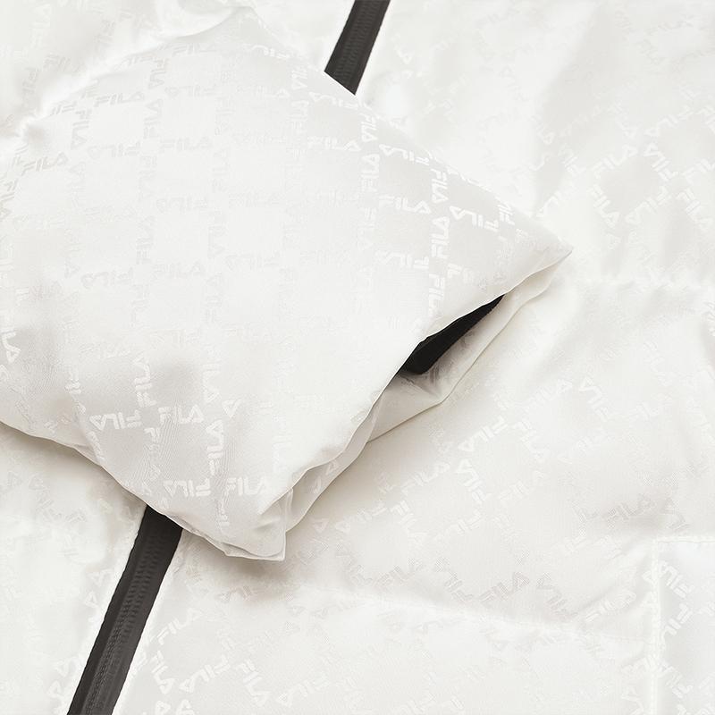 New FILA Down Jacket Men's Cloud White F11M445901FWT