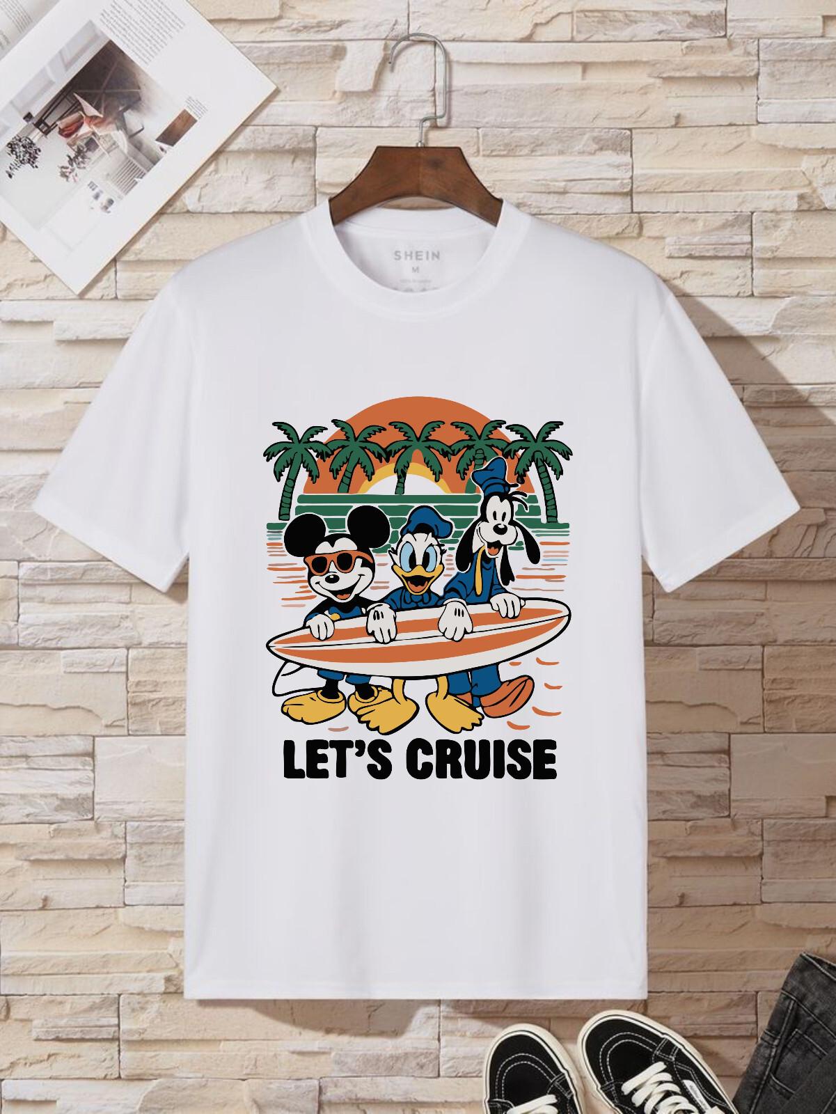 

Let s Cruise Disney Tshirt, Disney Family Trip Shirt, Mickey And Friends Tee Top S разноцветный