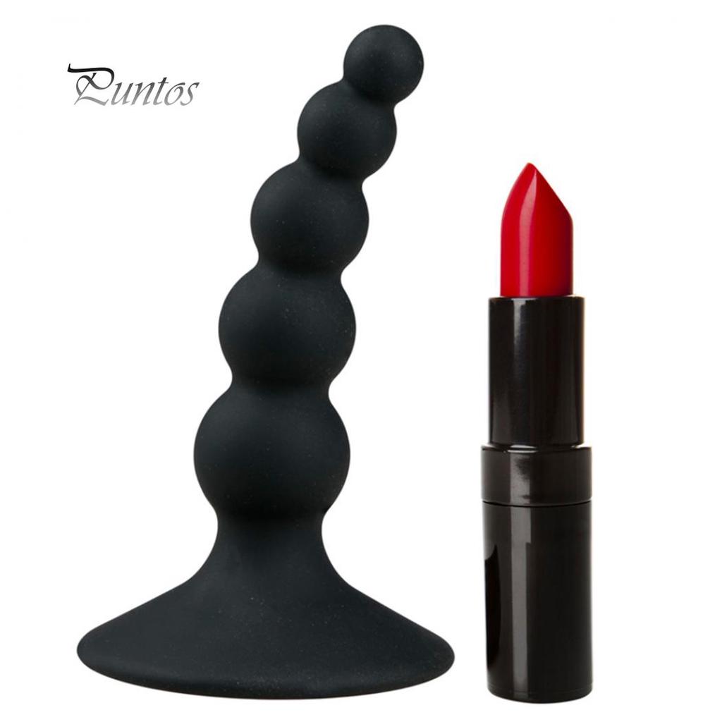 Silicone G-Spot Stimulation Women Men Butt Plug Dildo Masturbation Adult Sex Toy