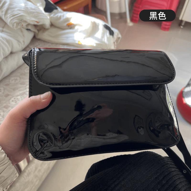 

Новая женская сумка Модная универсальная сумка на плечо/подмышку Маленькая квадратная сумка Женская чёрный