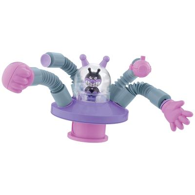 Bandai Bend! Stretch! Stick! Wiggle Tube Mecha Series Baikin UFO Let's Go! Anpanman