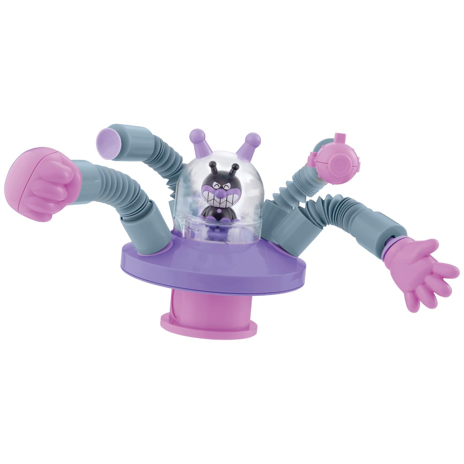 

BANDAI Согни! Потягиваться! Клей! Гибкая трубка Меха Серия Бакин НЛО Вперед! Anpanman