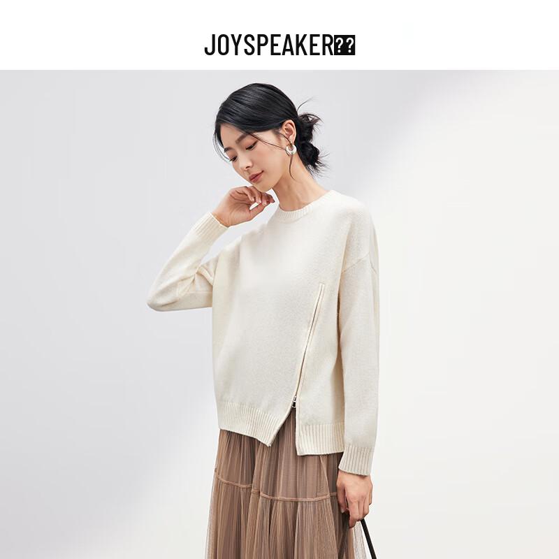 JOY SPEAKER Dámský svetr s kulatým výstřihem ze směsi vlny