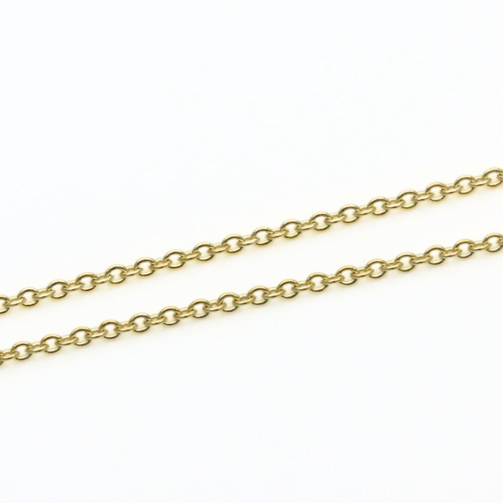 Used TIFFANY&Co. Necklace Infinity cross K18 yellow gold 4.6g Yellow Gold