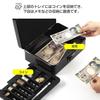 Hachibanya Handheld Safe Cash Box with Dial B5 Size Accounting Office Simple Safe Piggy Bank Safe Steel Home Use Approx. W25 x D18 x H9cm M250JP White