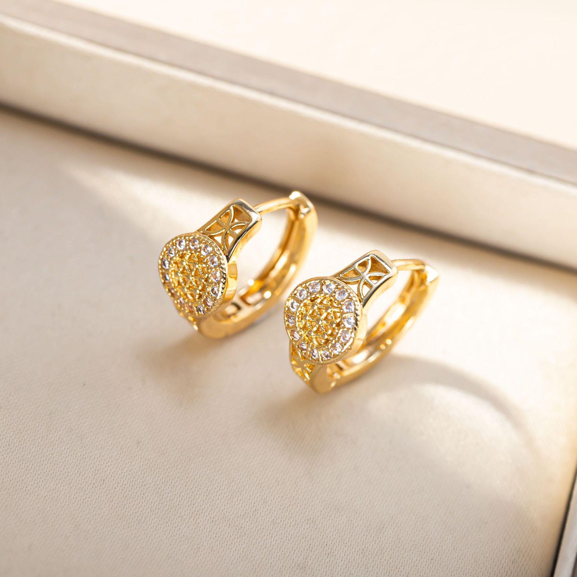 2024 Rotating Stud Earrings: Women s High-End European & American Style