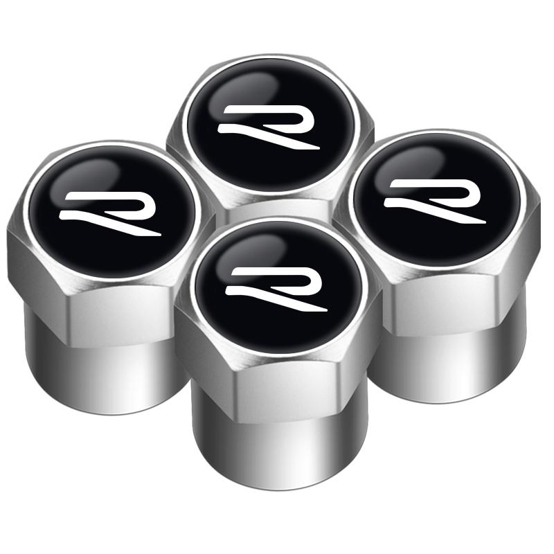 

2026 Hot For VOLKSWAGEN VW New 4pcs Auto Emblem Cap New R logo Case For VW Volkswagen Golf 8 MK8 Accessories for NEW R