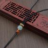 Emerald Jade Pendant Necklace Rope for Men and Women