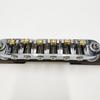 Guitar Bridge Tailpiece with Golden Roller Saddles Adjustable Archtop Guitar Bridge Electric Guitar Accessories