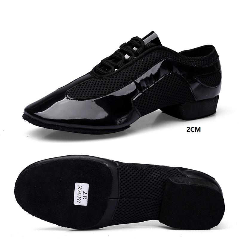 Latin Dance Shoes Women Adult With Soft Bottom Square Dance Shoes Ventilate Shiny Sneakers Ballroom Dancing